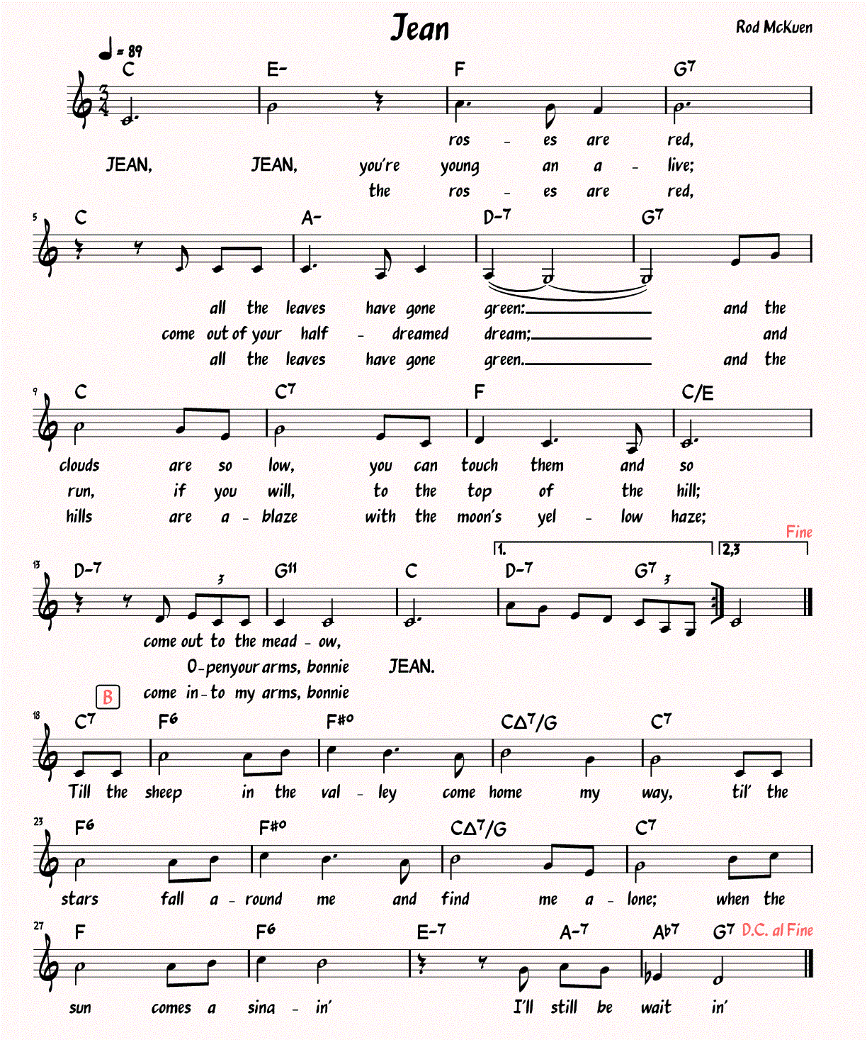 Sheet Music